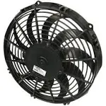 SPAL 30100411 - 844 CFM 11in Low Profile Fan - Pull / Curved