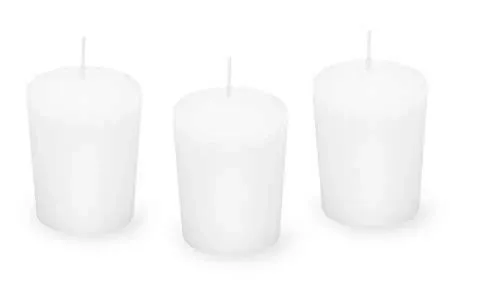 15 Hour Tapered Unscented Votive Candles