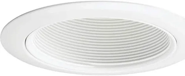 Juno Lighting 14 WWH 4 Inch White Baffle Trim