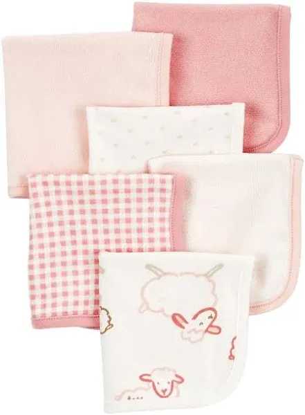 Baby 6-Pack Wash Cloths