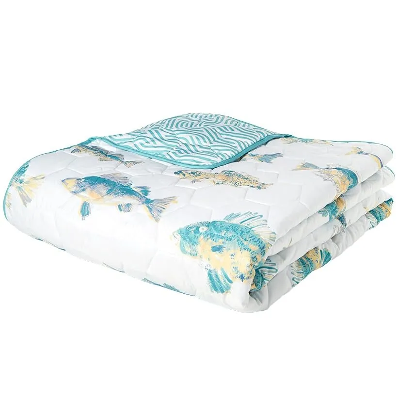 The Lakeside Collection Tisa Fish Quilt Ensemble