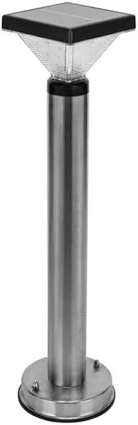 Gama Sonic Bollard Solar Light in Black from the Luxor collection - 144i58070