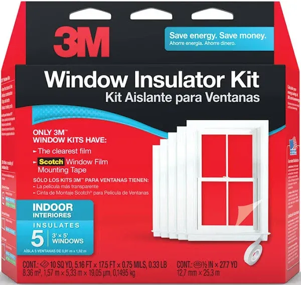 3M Indoor Window Insulator Kit