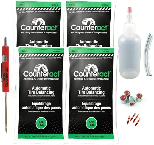 Counteract DIYK-4 Tire Balancing Beads - 4oz DIY Kit 16oz