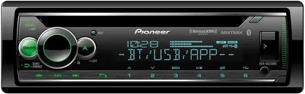 PIONEER REFURBPioneer DEH-S6220BS CD Receiver with Built-in Bluetooth & SiriusXM-Ready (Certified Refurbished)