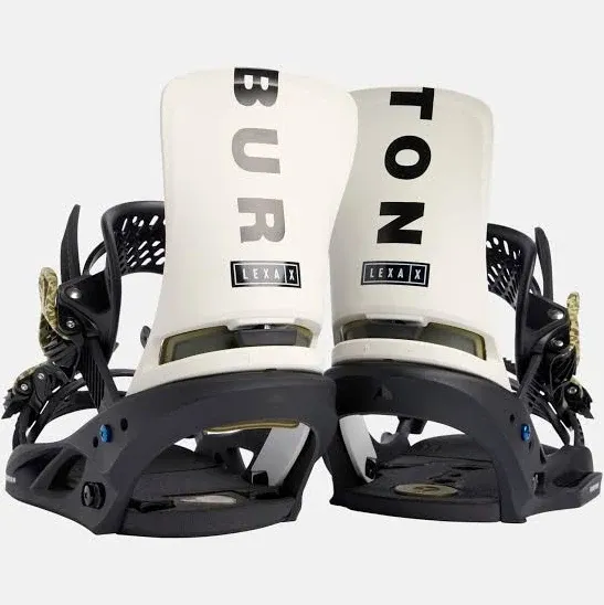 Burton Lexa X EST Snowboard Bindings Large (Women&#039;s US 8+) Black/White New 2023