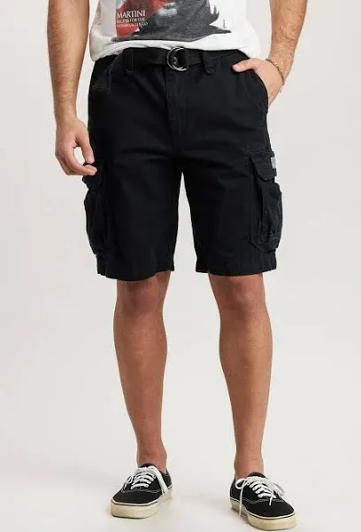 Unionbay Men's Survivor Belted Cargo Shorts