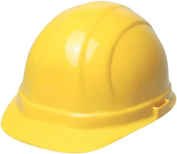 ERB 19952 Omega II Cap Style Hard Hat with Mega Ratchet, Yellow