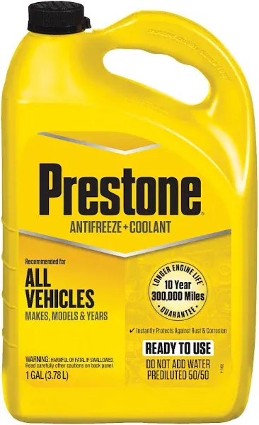 Prestone 50/50 Antifreeze Coolant