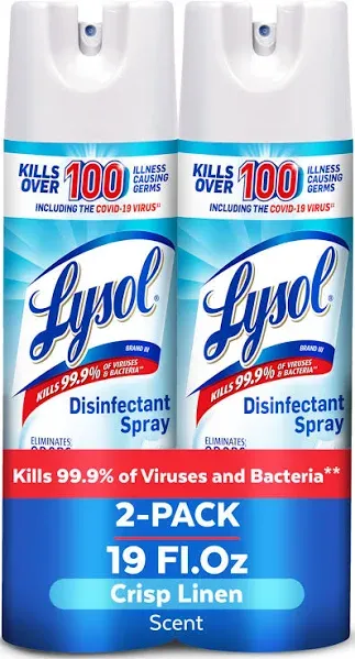 Lysol Crisp Linen Disinfectant Spray