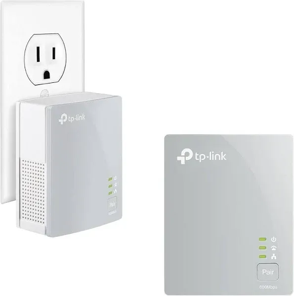 TP-LINK TL-PA4010KIT AV600 Nano Powerline Adapter Starter Kit(Refurbishe<wbr/>d)