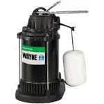 NEW WAYNE SPF33 SUBMERSIBLE PLASTIC USA MADE 1/3 HP WATER SUMP PUMP &amp; SWITCH