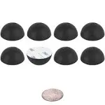 1" Platinum Silicone Hemisphere Bumper, Non-Skid Isolation Feet with Adhesive - 20 Duro - 8 Pack