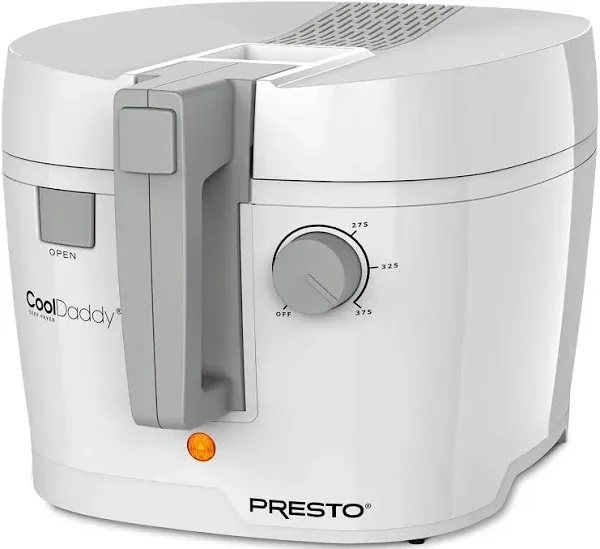 Presto 05443 CoolDaddy Cool-Touch Deep Fryer - White