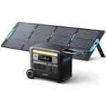 Anker SOLIX F2000 Solar Generator (PowerHouse 767 with 200W Solar Panel)