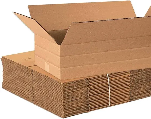 AVIDITI Shipping Boxes Medium 24"L x 12"W x 6"H, 20-Pack | Corrugated Cardboard Box for Packing, Moving and Storage 24x12x6 24126