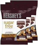 Hershey's Sugar Free Chocolate with Caramel Candy, 3 Ounce Bag, Pack of 3