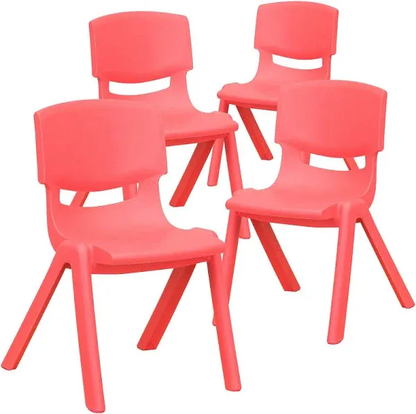 Flash Furniture Plastic Stackable School Chair Seat Height