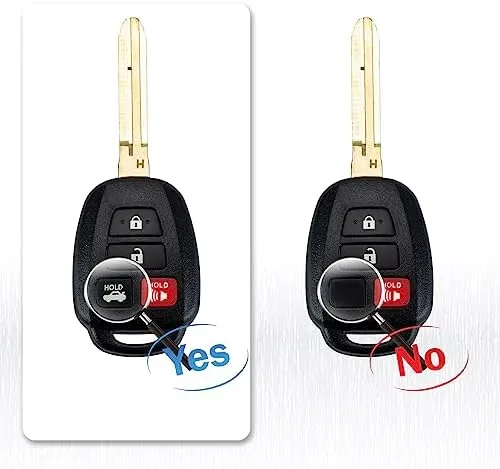 For 2014 - 2019 Toyota Corolla Upgraded H Chip Flip Remote Key Fob HYQ12BDM