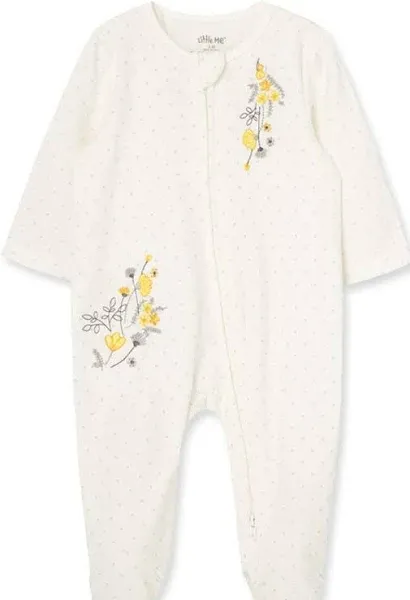 Little Me Baby Girls Primrose Footie