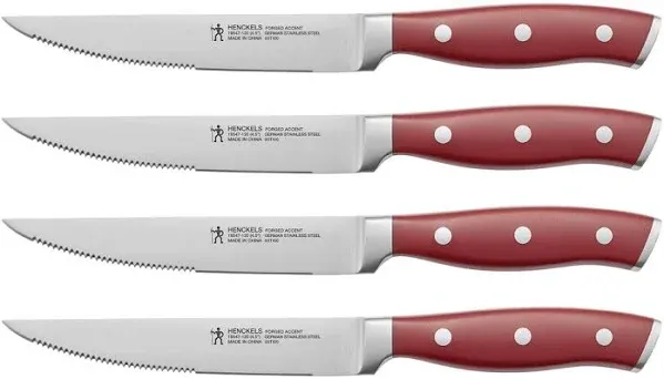 Henckels Forged Accent 4-Pc. Steak Knife Set