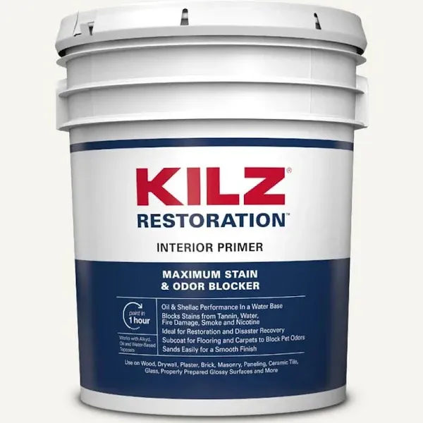 KILZ Restoration Primer, Interior, 5 Gallon