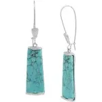 Robert Lee Morris Soho Stone Long Drop Earrings, Turquoise