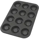 12 Count Nonstick Carbon Steel Shortcake Pan