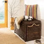 happimess Jacob Wicker Storage Trunk - Brown