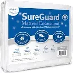 Twin XL (6-8 in. Deep) SureGuard Mattress Encasement - 100% Waterproof, Bed Bug Proof, Hypoallergenic - Premium Zippered Six-Sided Cover