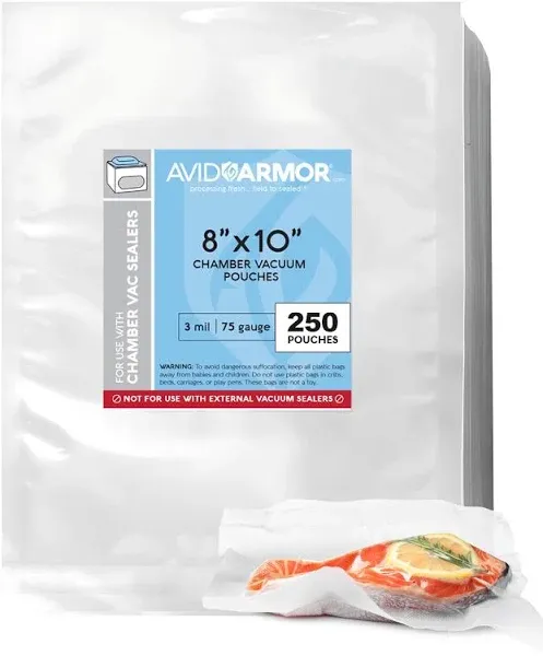 Avid Armor Chamber Machine Pouches Pre-Cut Chamber Vacuum Sealer Bags