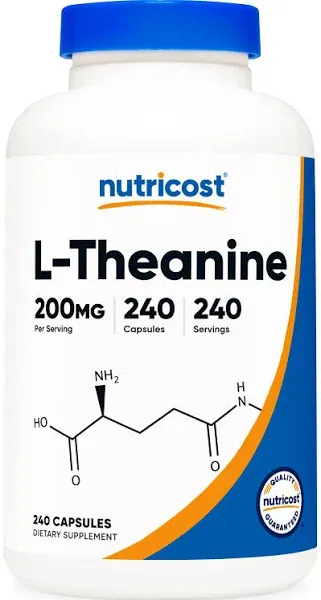 Nutricost Caffeine + L-Theanine Capsules