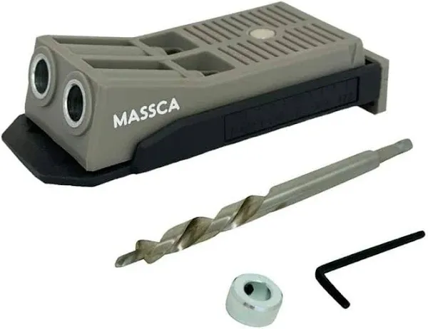 Massca Twin Pocket Hole Jig Set