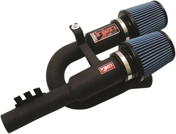 Injen Cold Air Intake (Wrinkle Black) SP1125WB, 2007-2010 BMW 135i 335i N54