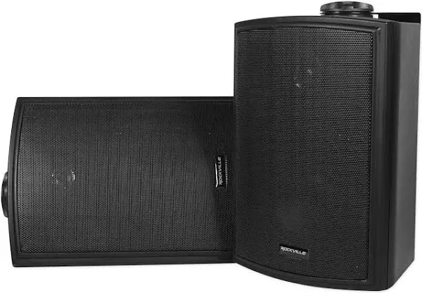 Rockville HP5S-8 Black 5.25" Outdoor/Indoor Home Theater Swivel Speakers