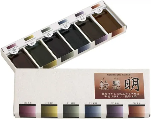 Sumikundo 15459 Solid Ink Ink Ink Set, 6 Colors