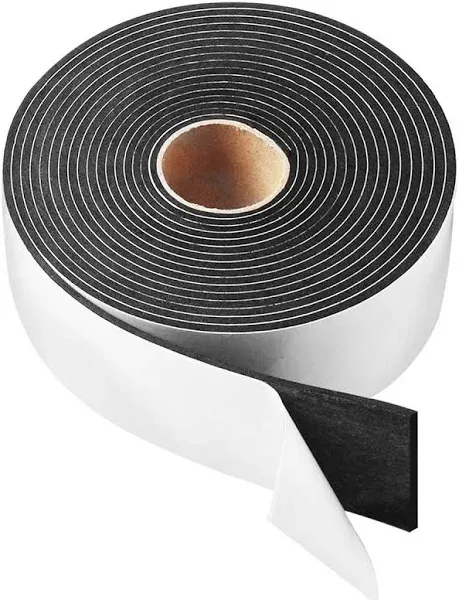 2 Rolls Weather Stripping,1/4 Inch Wide X 1/8 Inch Thick Foam Seal Tape