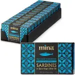 Sardines, Skinless &amp; Boneless Sardines in Extra Virgin Olive Oil, 4.4 Ounce W...