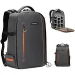 K&F Concept Camera Backpack For Photographers Large Waterproof Photography Camera Bag with Laptop/Tripod Compartment For Men Women - Backpack 18L