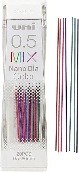 Uni Nano Dia Color Machanical Pencil 0.5mm Lead uni0.5-202NDC 9 Color