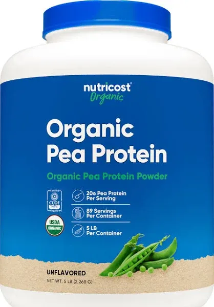 Nutricost Organic Pea Protein Isolate Powder