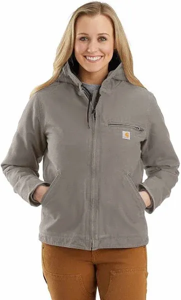 Carhartt Women's Washed Duck Sherpa Lined Jacket