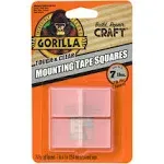 Gorilla Clear Mounting Tape Squares