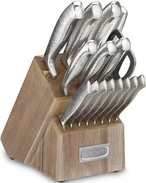 Cuisinart Classic Stainless Steel 17-Piece Knife Block Set