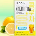 Teazen Kombucha Lemon 10 Sticks