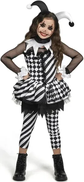 Spooktacular Creations Girls Evil Clown Halloween Costume