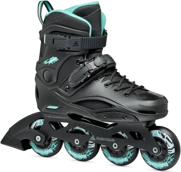 Rollerblade Women's RB 80 W Black/Light Blue Skates