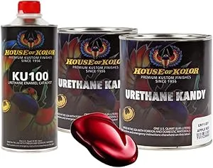 House of Kolor Urethane Kandy Kolor Kit w/Catalyst (2 Quart) | Apple Red