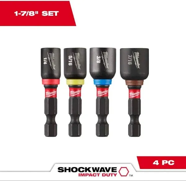 Milwaukee Shockwave Magnetic Nut Driver Set