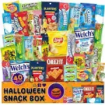 Sweet Gifting Snack Box Variety Pack 40 Count Halloween Candy Mix Assorted Snacks Variety Pack for Adults - Ultimate Bulk Snacks Basket Care Package